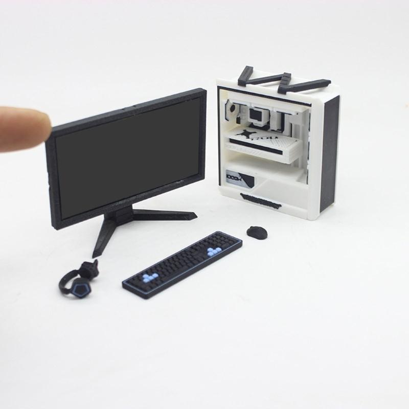 Portable Mini Computer Desk Display For Enthusiasts Showcasing Modern Style And Easy Assembly