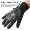 Winter Thermal Touchscreen Gloves Waterproof Anti Slip Full Finger for Cycling Running Skiing Fishing Men Women Outdoor Sports