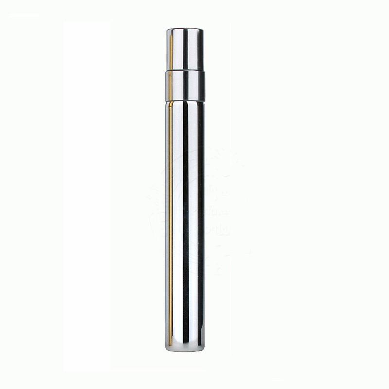 10ml Black Perfume Refillable Bottles Electroplated Spray Bottle Mini Perfume Glass Empty Cosmetics Bottle Sample Test Tube