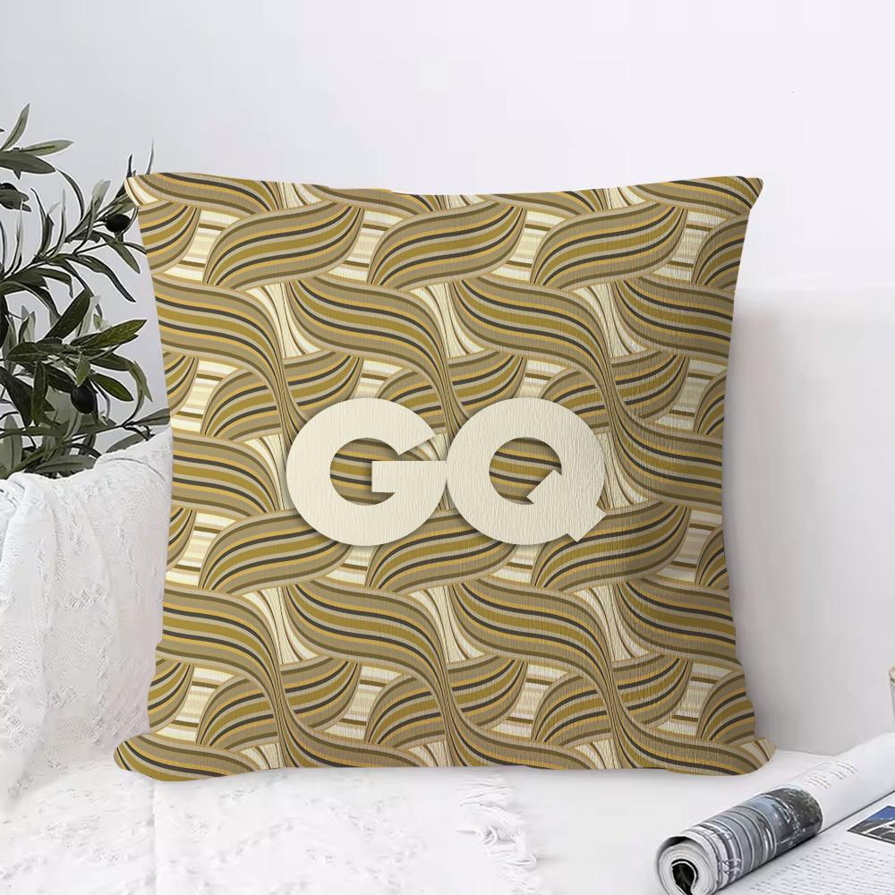 Cushion Cover Anti-dustmite Pillowcase Invisible Zipper Silky Short Plush Sofa Cushion Cover Divine Seal Throne