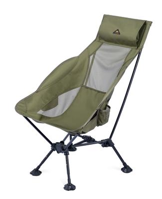iClimb Lightweight Folding Camping and Beach Chair Chair with Triangular High Stability Leg Approximately 2kg Includes Storage Bag High-Back Frame,