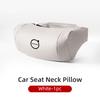 Car Seat Headrest Pillow Cushion Leather Head Neck Protector For Volvo XC60 S60 V40 V50 V60 XC40 V70 XC90 V90 S90 S80 Polestar