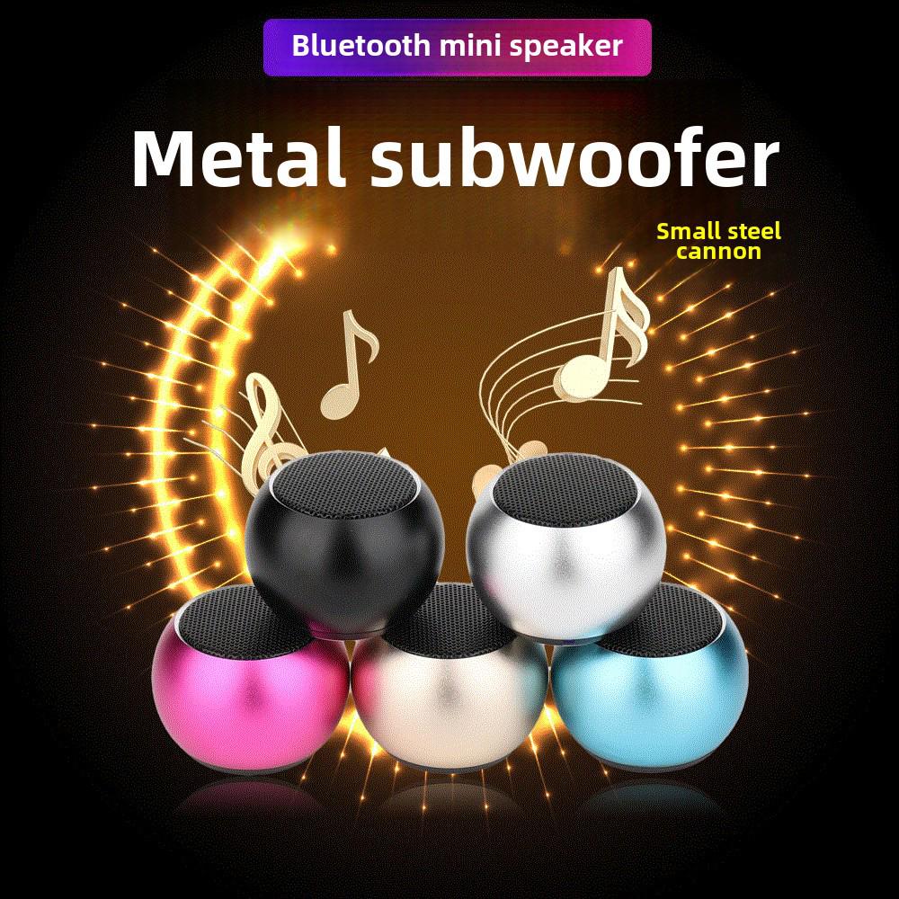 

Металлический мини-динамик Bluetooth с вставкой в карту памяти и сабвуфером