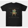 Cowboy-Frosch Humor T-Shirt HALT DURCH PARTNER ICH BIN ÜBERREIZT Print Westliches Cartoon-Grafik-Shirt für Lässigen Comedy-Stil Mode
