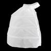 Women Hoop Skirt Petticoat Bustle 1 Layer Tulle Steel Bones White Length 50cm