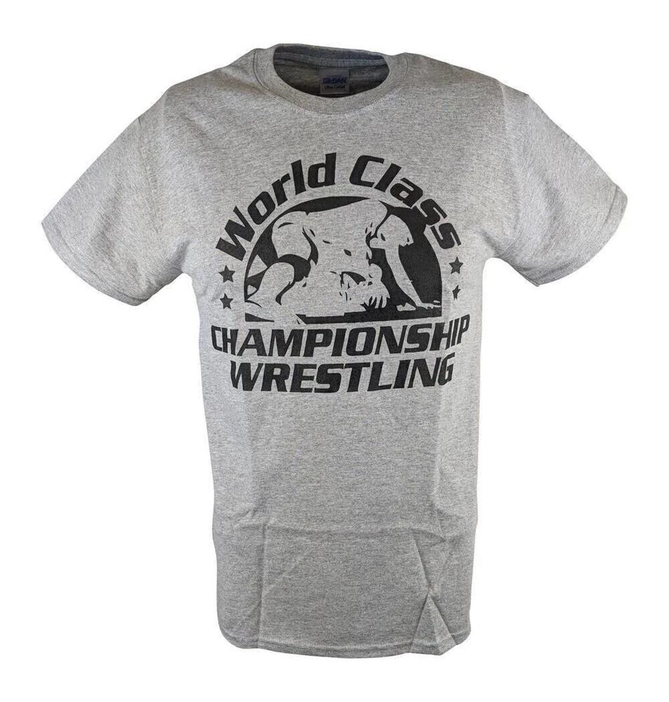 World Class Championship Wrestling WCCW Gray Unisexs Tshirt M