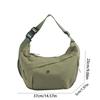 Korean Style Nylon Crossbody Bag Canvas Dumpling Bag Fashion Oxford Cloth Shoulder Bag  Women