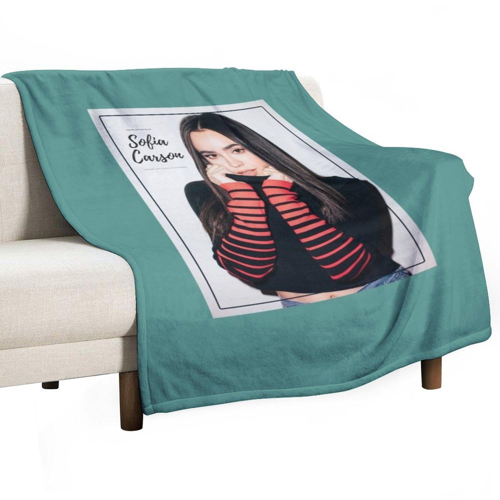 Sofia Carson Throw Blanket wednesday Bed Decorative Sofa Bed Fashionable Blankets 30x40in