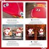 Christmas Window Stickers: Santa Claus Snowflakes Decoration for Shop and Mall Displays