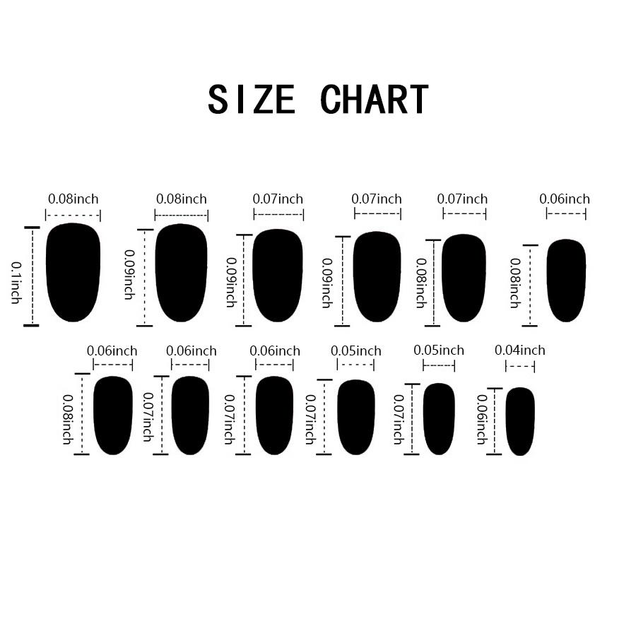 24pcs/set Pearl Glitter Fake Nail Strips Nail Stickers DIY Finished Wearable Manicure