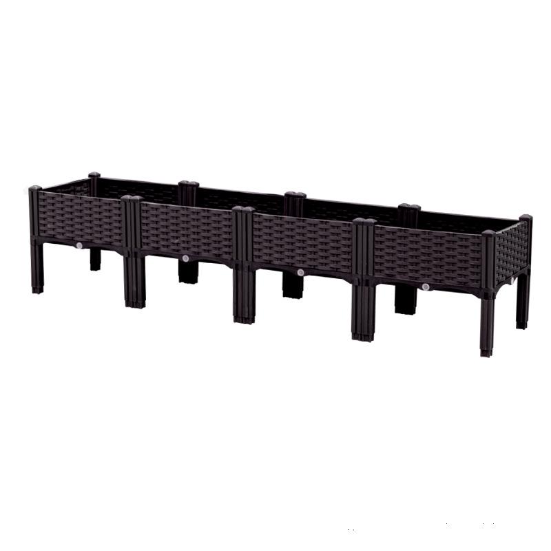 Extra-Large Thickened Raised Plastic Planter for Vegetables - Ideal for Family Rooftop or Balcony Gardening