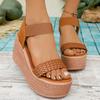 Damenschuhe mit hohen Absätzen, Plateau-Schuhe, Sandalen