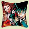 Anime Hunter x Hunter Pillow Covers Cartoon Sofa Decorative Home Doublesided Printing Short Plush Cute Cushion Cover