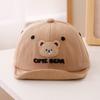 Baby Bear Baseball Cap With Breathable Cotton Blend For Spring Kids Outdoor Fun