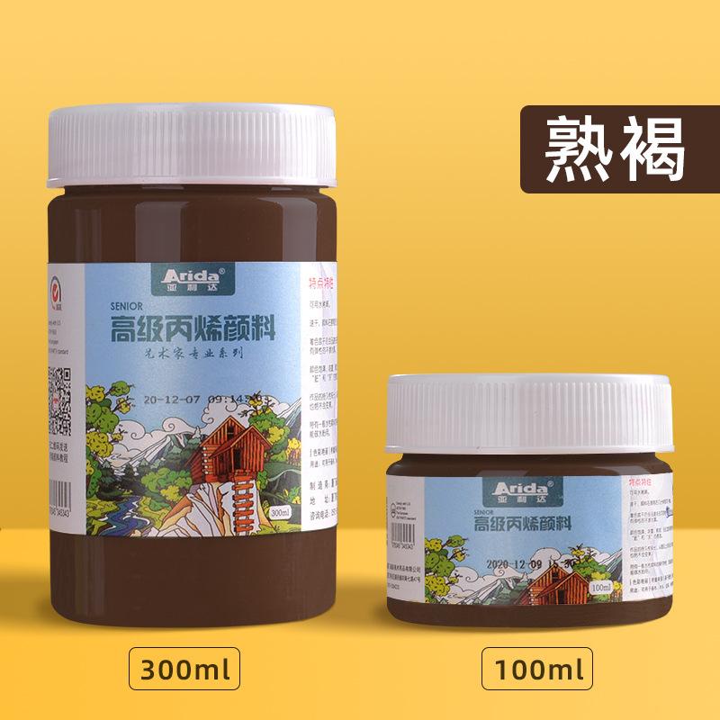 100ml Wall Painting Acrylic Pigment Waterproof and Sunproof Art Student Diy Creative Acrylic Pigment
