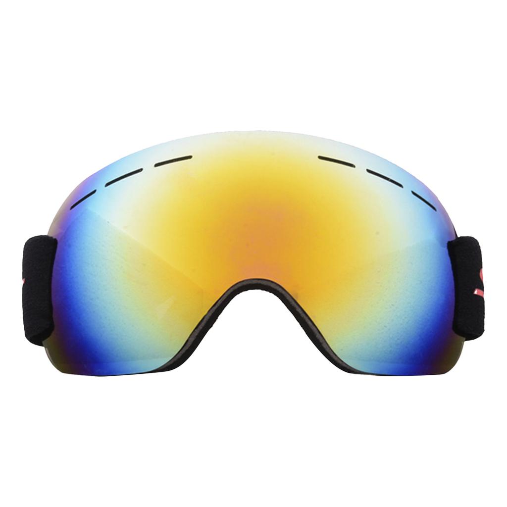 Outdoor Windproof Snow Goggles with Soft Adjustable Strap Anti-UV Snow Goggles for Snowmobile Skiing Skating Climbing