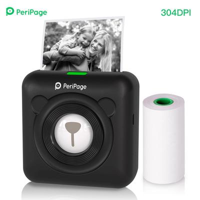 طابعة جيب صغيرة PeriPage A6 304DPI لاسلكية BT حرارية صورة صورة ملصق مذكرة