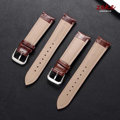 Vintage Slub Pattern Leather Watchbands 18mm 20mm 22mm Watch Band Strap Steel Pin Buckle Accessories High Quality Wrist Bracelet
