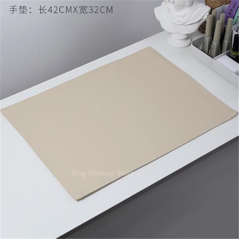 New Simple PU Leather Curved Nail Hand Pillow Set Rest Pillow Arm Rest Cushion Holder Arm Rests Nail Art Stand Manicure Tools 4#