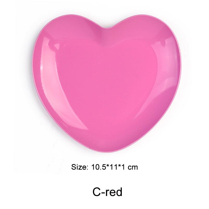 

Новый лоток для хранения косметики из нержавеющей стали в форме сердца, оборудование для дизайна ногтей, тарелка, хирургический стоматологический салон, маникюрные инструменты