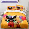 3pcs Bing Pattern Bedding Set Duvet Cover Set Includes Duvet Cover &pillowcases, Perfect All Season Bedroom Decoration & Gift