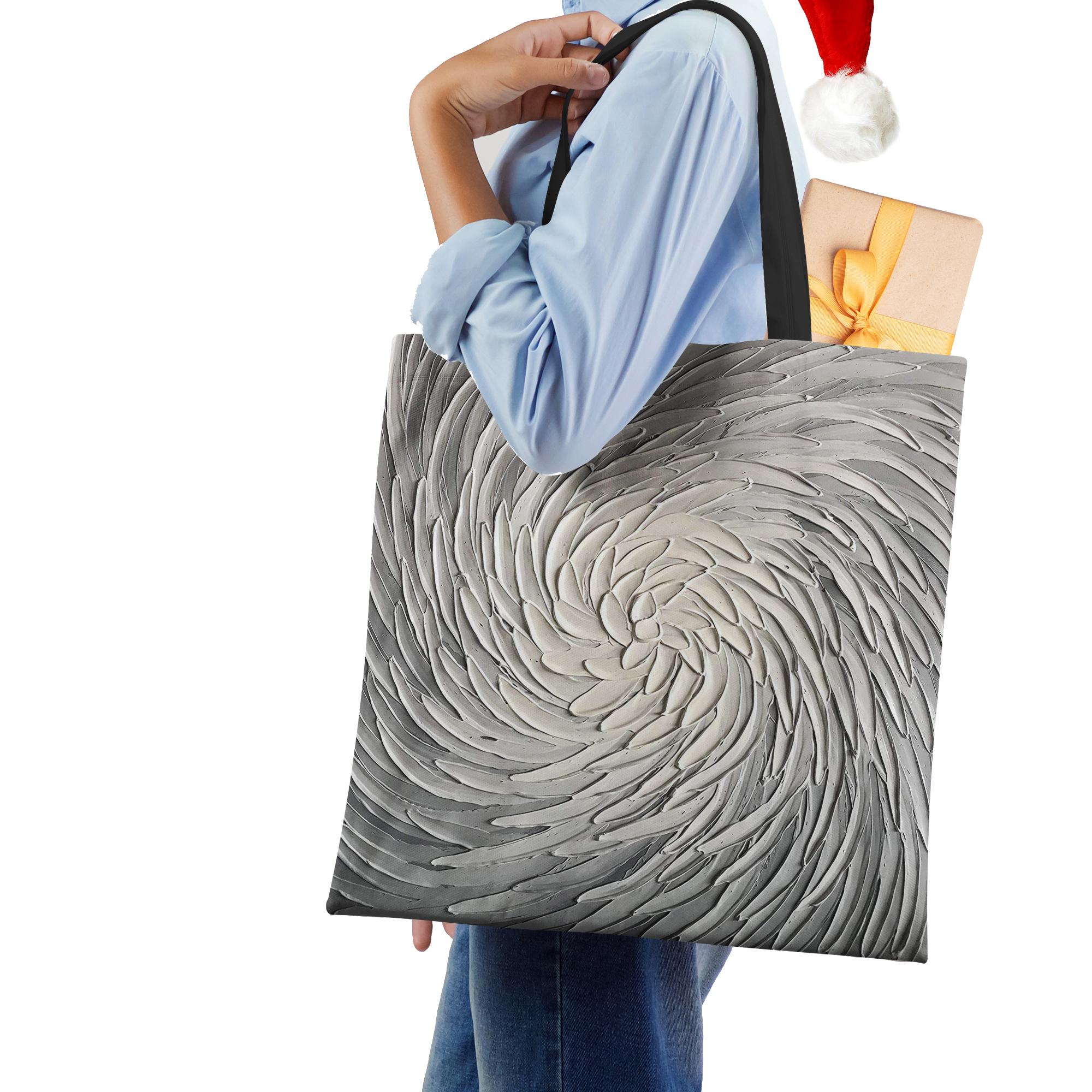 Женские льняные сумки с принтом — фото 3