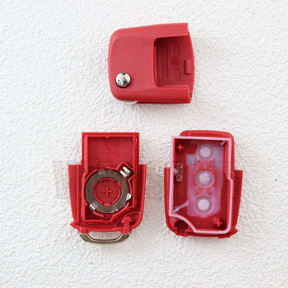 3 Buttons Car Key Fob Case Shell Housing for Volkswagen/VW Passat B5 B6 Tiguan Golf MK4 Seat Skoda EOS Scirocco Polo