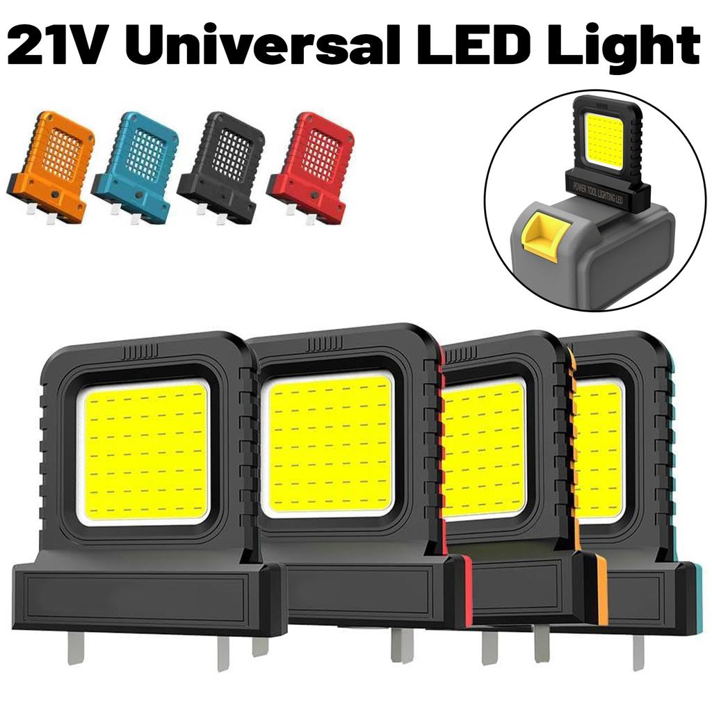 LED Work Light for Makita for Milwaukee for Dewalt for Bosch 18V-11V Li-ion Battery Power Tool Accessories