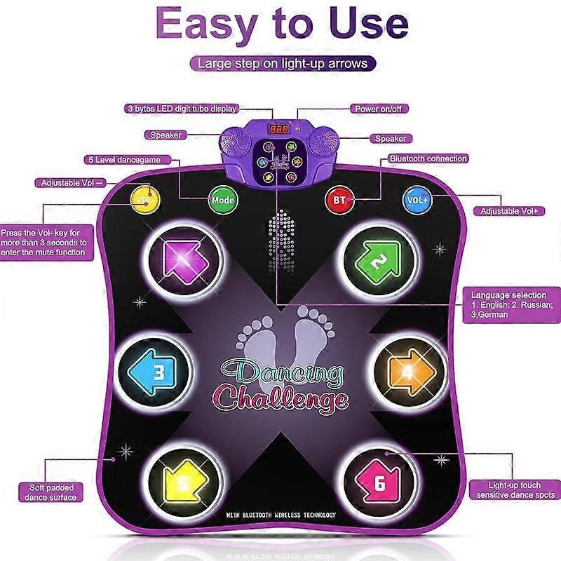 Kinder-Tanzmatte Bluetooth-Musik-Tanzmatte Kinder-elektrische Tanzmatte Eltern-Kind-Spiel