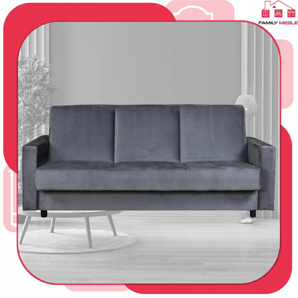 Sofa Sofa Alicja Sofa Bed Bonell Bed Family Furniture Graphite
