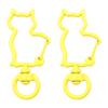 31X39mm Candy Colored Alloy Shell Shaped Spring Buckle Special-shaped DIY keychain Accessories Creative Accessories Hanging Ornaments