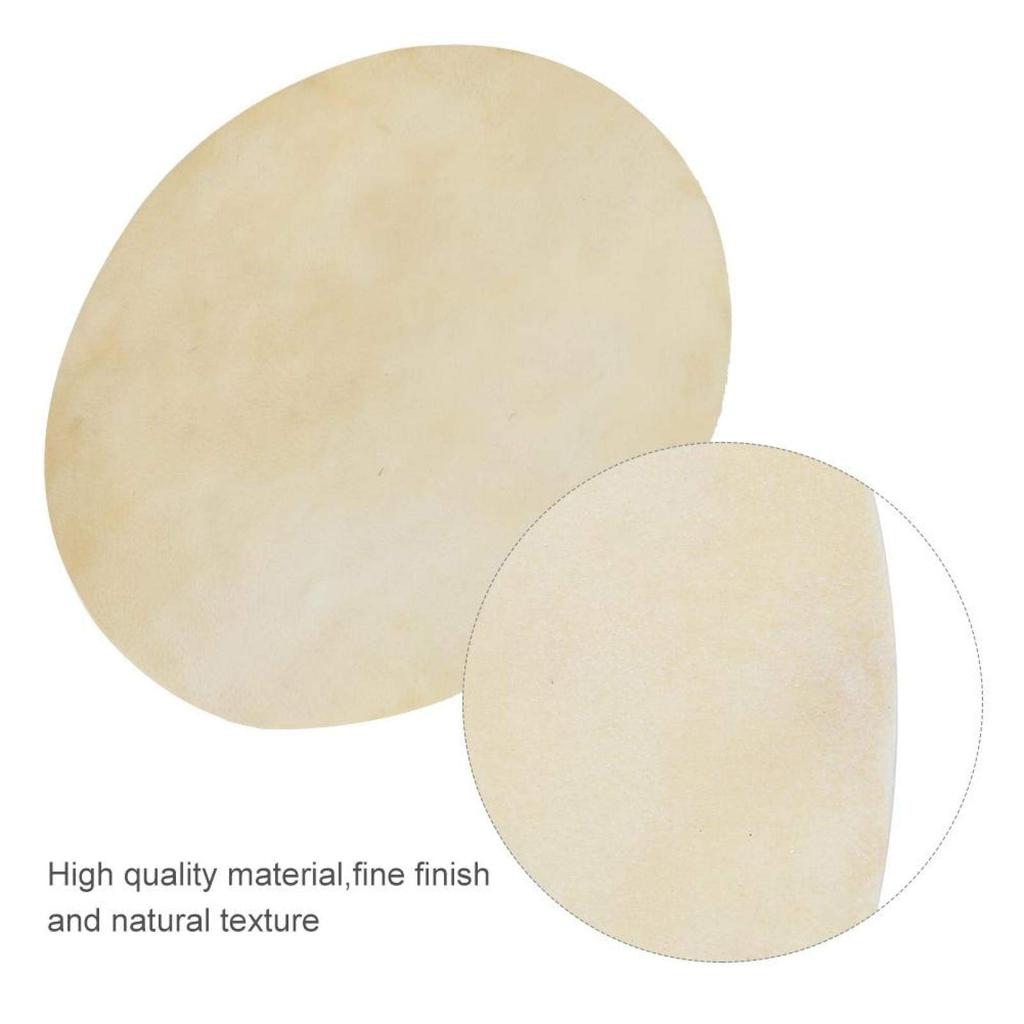 Drum Head Replacement Thick and Strong Buffalo Leather Buffalo Drum Head Music Enthusiast Performance Bongo Drum African Drum (9.0 Inch)