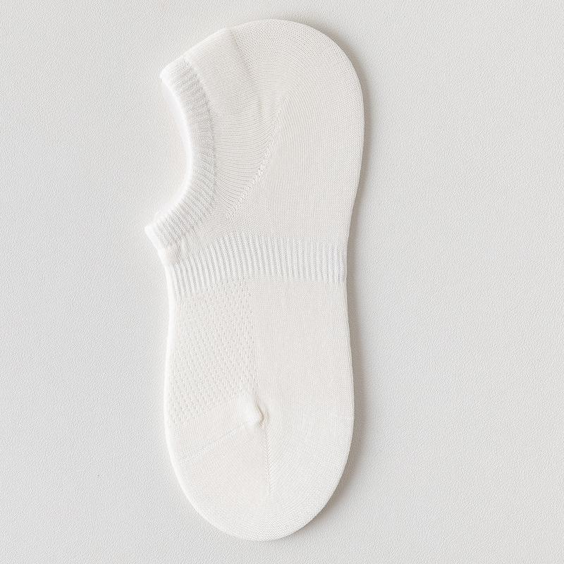 5 Paar Damen Kleine Frische Atmungsaktive Reiner Baumwolle Knochenlose Rutschfeste Unsichtbare Socken