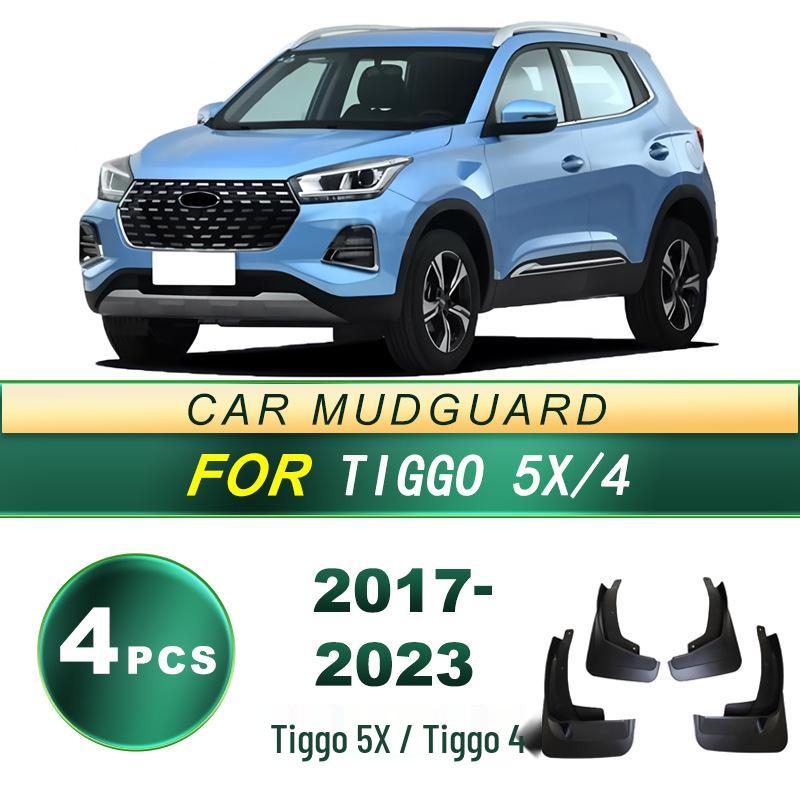 

Compatible Mud Flaps for Chery Tiggo 5X/Tiggo 4 (2017-2023) - Soft Rubber Car Accessory
