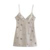 2025 Summer European-Style Embellished Camisole Dress for Women