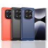 For Cover Xiaomi Redmi Note 14 Pro 5G Case Redmi Note 14 Pro 5G Capas New Back Carbon Fiber TPU Soft Fundas Redmi Note 14 Pro 5G