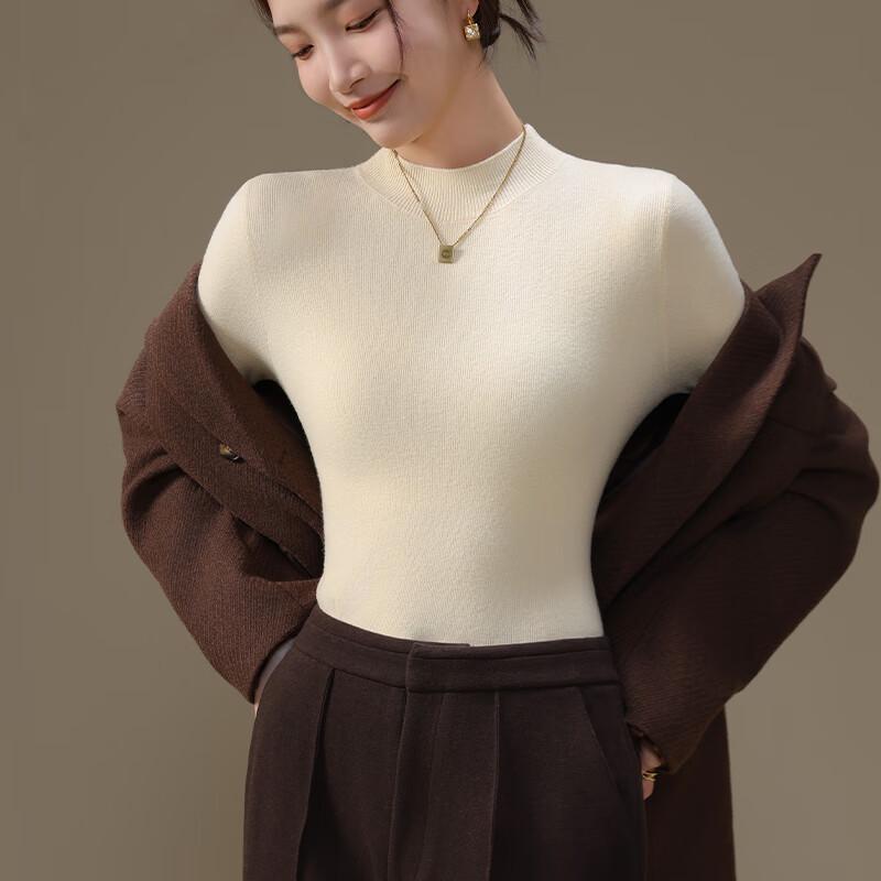 

Женский трикотажный базовый слой Mao Ren с полувысоким воротником L (90-125 Jin)