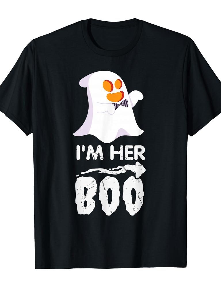 Unisex T-shirt I'm Her Boo Halloween Matching Couple T-Shirt