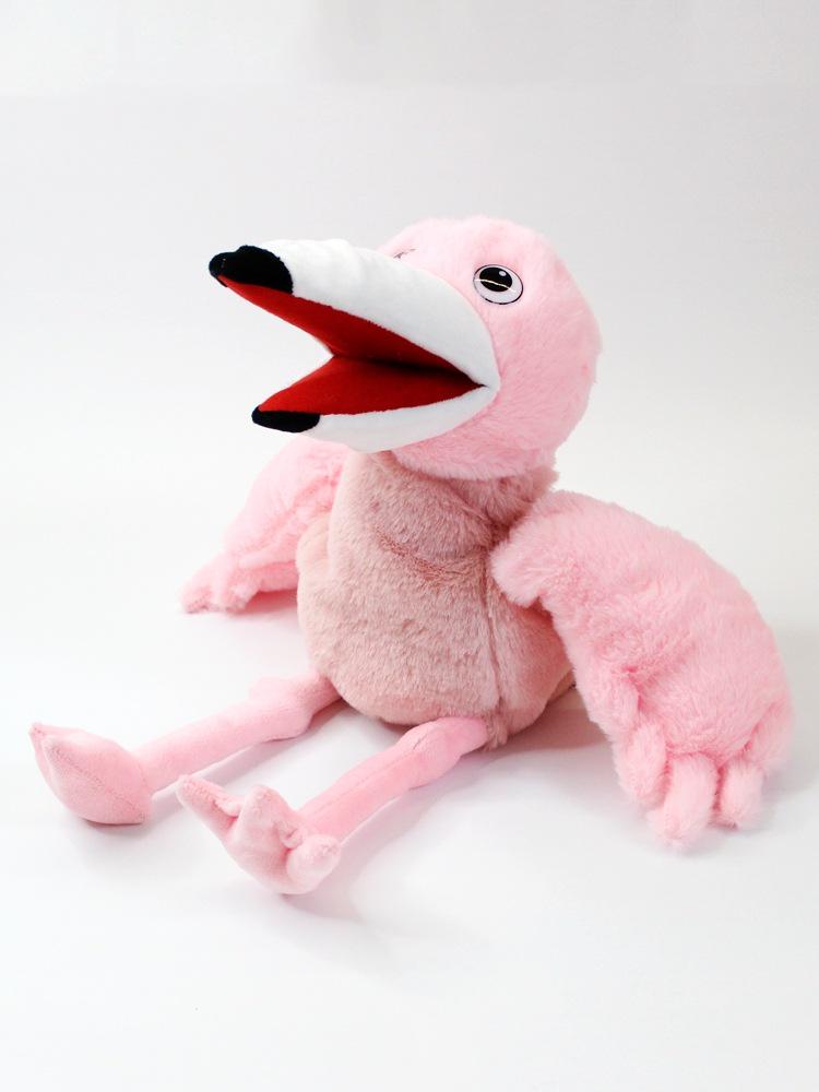 Marionnette à main interactive pour tout-petit: Peluche d'Oiseau à Grande Bouche Perroquet pour Raconter des Histoires & Apaiser