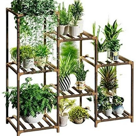 Multi-Layer Floor-Standing Flower Rack for Living Room or Balcony
