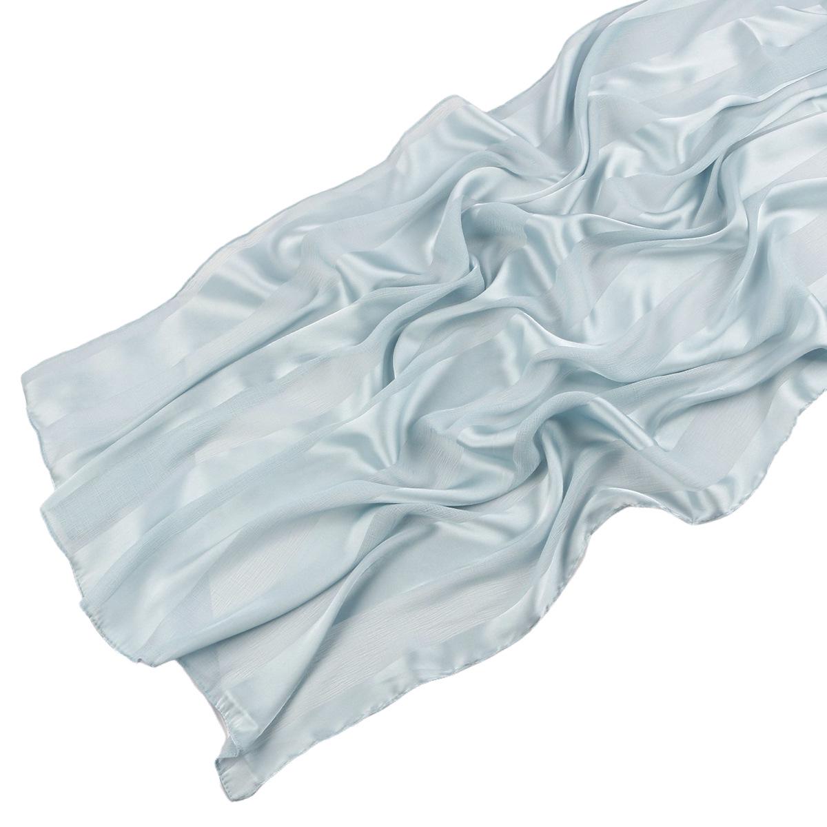 

Трансграничный женский плиссированный шифоновый полосатый платок: Натуральная морщина Дубай хиджаб 180x70 cm