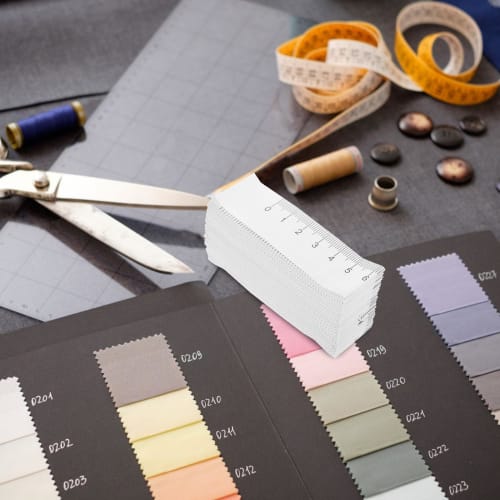 TOYMYTOY 100pcs 1 Meter Paper Tape Measures, Body Measuring Tapes, Disposable Paper Tapes, Kids Measuring Tapes, Paper Measuring Rulers, Wound Measuri