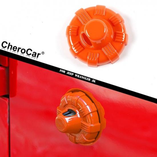 

Exterior Antenna Base Cover Trim Bezel For Jeep Wrangler JK JL JT 2007-21 Orange