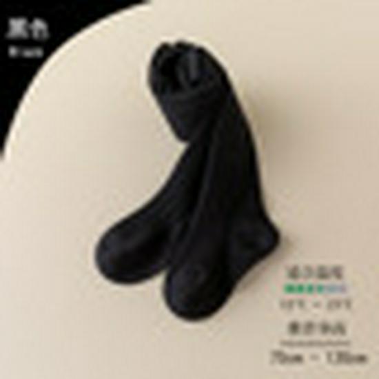 Winter Velvet Thickened Tights with Big Bow for Babies - Knit Cotton Outerwear Base Layer Tights