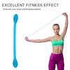 Yoga Pull Rope Silicone Resistance Band Gym Muscle Fitness Chest Expander Set (Blue)