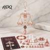 Relaxing Screen Free Activities 12 Zodiac Blessing Beaded Ornament DIY Kit Beginner Friendly Sign Handmade Constellation Ornaments Beading Craft Set,