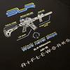 Großer Baumwoll Herren US Combat Team Trainingsanzug AR15 Taktisches Schießen Militärfan Kampftrainingsanzug Kurzarm T-Shirt