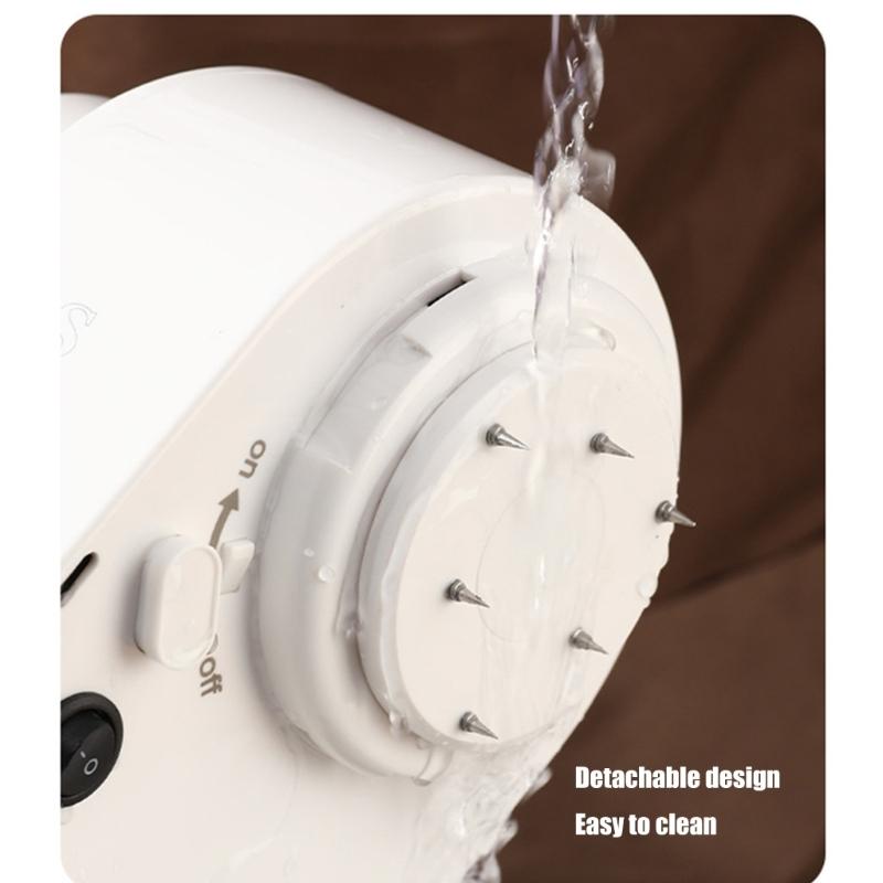 Ice Shaving Machine With Detachable Parts 420 Stainless Steel Blade Dishwasher Safe Ice Crusher For Dessert