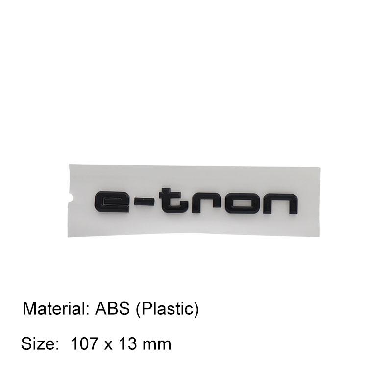 3D Premium 40 45 50 E-tron Letters for Q5 Q2L 40 45 50 Quattro Car Engine Hood Fender Trunk Tail Rear Decal Emblem Badge Sticker