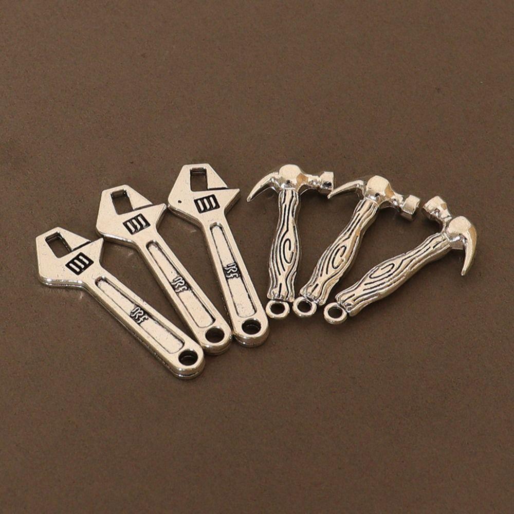 5pcs/set Alloy Play Scene Mini Tool Wrench Doll House Decoration Miniature Dollhouse Decorations